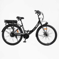Електровелосипед Corso «VOLT BIKE» 26" дюймів TB-60174 (1) рама сталева, двигун 350W, акум. 36V10Ah, одношвидкісний, БЕЗ КОРЗИНИ, у коробці
