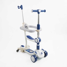 Самокат 5в1 "Skyper" GH-51784 (4) колеса PU125х40мм зі світлом, укр озвучування та підсвічування платформи,с ДОП. КОЛЕСАМИ, захисний бампер