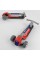 Самокат триколісний RS-9119 (6) Best Scooter, ЧЕРВОНИЙ,  складне алюмінієве кермо, 3 колеса PU зі світлом, d = 120*50 мм