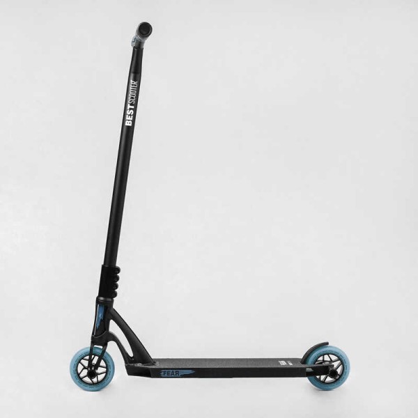 Самокат трюковый МТ-40488 Best Scooter (4) "FEAR", SCS-система, ПЕГИ, алюминиевый диск и дека, колёса PU, d=115мм, ширина руля 58 см