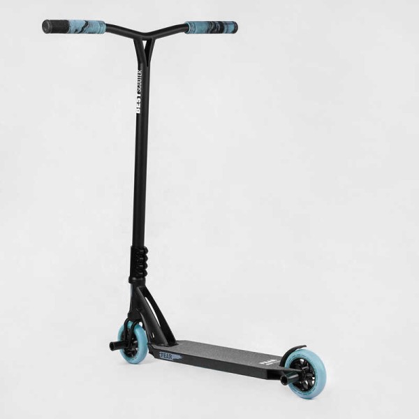 Самокат трюковый МТ-40488 Best Scooter (4) "FEAR", SCS-система, ПЕГИ, алюминиевый диск и дека, колёса PU, d=115мм, ширина руля 58 см