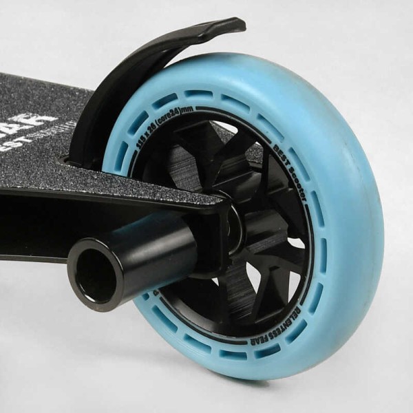 Самокат трюковый МТ-40488 Best Scooter (4) "FEAR", SCS-система, ПЕГИ, алюминиевый диск и дека, колёса PU, d=115мм, ширина руля 58 см