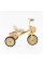 Велосипед 3-х колісний BS-33260 "Best Trike" колеса EVA переднє 12", заднє 10", сталева рама, УКР. ОЗВУЧУВАННЯ, світло, 2 кошики, в коробці