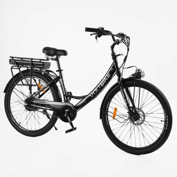 Електровелосипед Corso «VOLT BIKE» 26" дюймів TB-60174 (1) рама сталева, двигун 350W, акум. 36V10Ah, одношвидкісний, БЕЗ КОРЗИНИ, у коробці