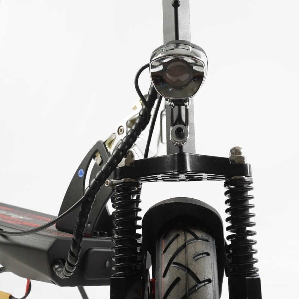 Електричний самокат BS-10588 Best Scooter з сидінням (1) двигун 800W, акумулятор літієвий 48V13Ah, колеса надувні 10’’, в коробці