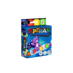 гр Крейда для малювання MEL-01-02U УКР. (36) "Danko Toys", d-2,5 см, 4 штуки, кольорова