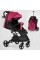 Візок прогулянковий дитячий "JOY" Comfort L-20115 (1) колір РОЖЕВИЙ, рама сталь з алюмінієм, футкавер, підсклянник, телескопічна ручка