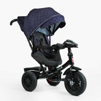 Велосипед 3-х кол. 8066/511-36 BestTrike "Perfetto" поворотне сидіння, колеса гумові надувні, кошик, фара музична, USB, Bluetooth, в коробці