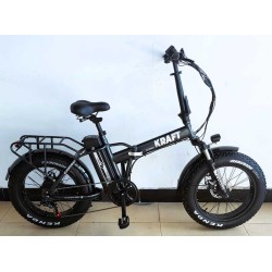 Електровелосипед Corso «Kraft» 20" дюймів KR-92355 (1) рама сталева, двигун 500W, акум. 48V13Ah, Shimano 7 швидкостей, зібраний на 75, у коробці