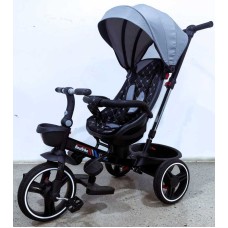 Велосипед 6390 – 19-306 BestTrike "Oscar" ПОВОРОТНЕ СИДІННЯ, КЕРМО СКЛАДАЄТЬСЯ, КОЛЕСА З ПРОГУМОВАНИМ PU, КОШИК, ТЕЛЕСКОПІЧНА РУЧКА