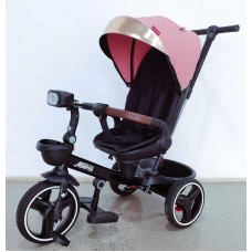 Велосипед 9155/388-69 BestTrike "Marco" поворотне сидіння, складне кермо, колеса з прогумованим PU, кошик, телескопічна ручка, фара музична