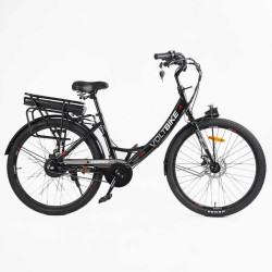 Електровелосипед Corso «VOLT BIKE» 26" дюймів TB-50082 (1) рама сталева, двигун 350W, акум. 36V10Ah, одношвидкісний, БЕЗ КОРЗИНИ, у коробці