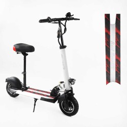 Електричний самокат BS-10650 Best Scooter з сидінням (1) двигун 800W, акумулятор літієвий 48V13Ah, колеса надувні 10’’, в коробці