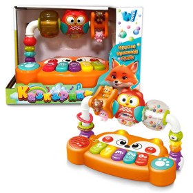 Музичний центр "Казкарики" 83339 WToys, ОЗВУЧ. УКР. МОВОЮ, світло, пісні, казки, вірші, брязкальця, каруселі, перемикач режимів