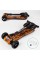 Самокат "Best Scooter" MAXI"89341 з парогенератором (4) МУЗИКА, ДИМ, ТУРБІНИ, пластмасовий, колеса PU 120х40мм, складне алюмінієве кермо, в коробці