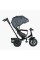 Велосипед 3-х кол. 8066/107-10 BestTrike "Perfetto" поворотне сидіння, колеса гумові надувні, кошик, фара музична, USB, Bluetooth, в коробці