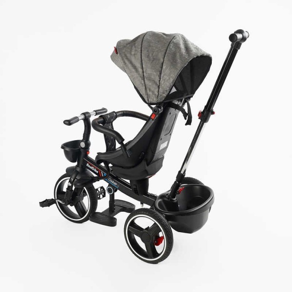 Велосипед 6390 – 18-698 BestTrike "Oscar" ПОВОРОТНЕ СИДІННЯ, КЕРМО СКЛАДАЄТЬСЯ, КОЛЕСА З ПРОГУМОВАНИМ PU, КОШИК, ТЕЛЕСКОПІЧНА РУЧКА