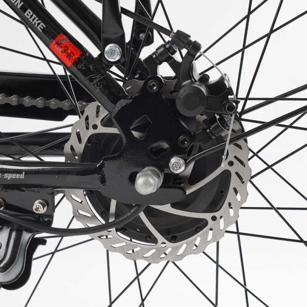 Електровелосипед Corso «VOLT BIKE» 26" дюймів TB-50082 (1) рама сталева, двигун 350W, акум. 36V10Ah, одношвидкісний, БЕЗ КОРЗИНИ, у коробці
