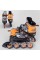 Ролики 6202-S Best Roller/розмір 30-33/колір - ПОМАРАНЧЕВИЙ (6) колеса PU, ПЕРЕДНЄ КОЛЕСО СВІТЛО, в сумці, d коліс - 6.5 см