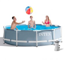 Intex Басейн каркасний 26702 NP від 6 років, насос та фільтр у комплекті, 4485л, 305х76 см, в коробці