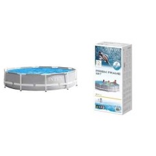 Intex Басейн каркасний 26700 NP розмір:305x76см, Prism Frame Pool, об'єм води:4485л, у коробці