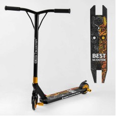 Самокат трюкових Best Scooter 51738 HIC-система, Пегі, алюмінієвий диск і дека, колеса PU d-110 мм, ширина керма - 52 см, висота - 83 см, в коробці