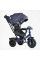Велосипед 3-х кол. 8066/208-23 BestTrike "Perfetto" поворотне сидіння, колеса гумові надувні, кошик, фара музична, USB, Bluetooth, в коробці