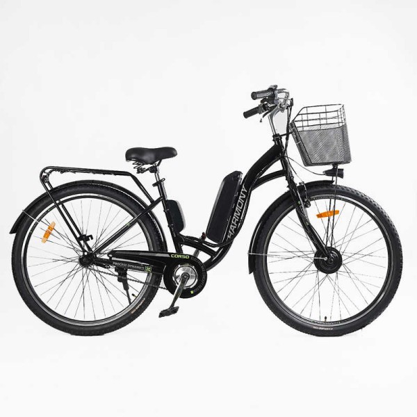 Електровелосипед Corso HARMONY 28" HR-28602, 350W, 36V 10Ah, сталева рама, з кошиком