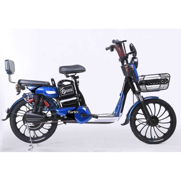 Електровелосипед Corso «Fortex» 20" дюймів FR-6152-3 (1) рама сталева, двигун 500W, акумулятор 48V20AH, корзина, у коробці