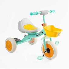 Велосипед 3-х колісний BS-49151 "Best Trike" колеса EVA переднє 10", заднє 8", сталева рама, УКР.ОЗВУЧУВАННЯ, світло, кошик, в коробці
