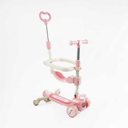 Самокат 5в1 "Skyper" RT-10247 (6) колеса PU125х40мм зі світлом, укр озвучування та підсвічування платформи, з ДОП. КОЛЕСАМИ, захисний бампер, в коробці
