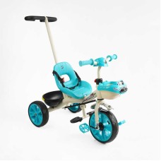 Велосипед 3-х колісний BS-70815 "Best Trike" колеса EVA переднє 10", заднє 8", сталева рама, УКР. ОЗВУЧУВАННЯ, батьківська ручка, в коробці
