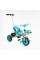 Велосипед 3-х колісний BS-70815 "Best Trike" колеса EVA переднє 10", заднє 8", сталева рама, УКР. ОЗВУЧУВАННЯ, батьківська ручка, в коробці