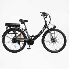 Електровелосипед Corso «VOLT BIKE» 26" дюймів TB-60174 (1) рама сталева, двигун 350W, акум. 36V10Ah, одношвидкісний, БЕЗ КОРЗИНИ, у коробці