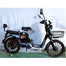 Електровелосипед Corso «NEW-Fortex» 20" дюймів FX-3214-5 (1) рама сталева, двигун 500W, акумулятор 48V20AH, корзина, у коробці