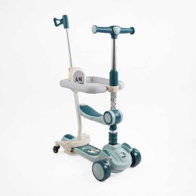 Самокат 5в1 "Skyper" GH-41533 (4) колеса PU125х40мм зі світлом, укр озвучування та підсвічування платформи,с ДОП. КОЛЕСАМИ, захисний бампер
