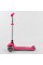 Самокат триколісний Y-00211 (4) Best Scooter, РОЖЕВИЙ, складане алюмінієве кермо, 4 колеса PU зі світлом, d = 12 см