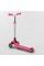 Самокат триколісний Y-00211 (4) Best Scooter, РОЖЕВИЙ, складане алюмінієве кермо, 4 колеса PU зі світлом, d = 12 см