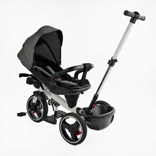 Велосипед 9155/603-85 BestTrike "Marco" поворотне сидіння, складне кермо, колеса з прогумованим PU, кошик, телескопічна ручка, фара музична