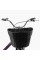 Велосипед міський Corso TRAVEL 26" TL-26523 + КОШИК ТЕМНО-ФІОЛЕТОВИЙ, одношвидкісний, сталева рама 16.5", корзина, багажник