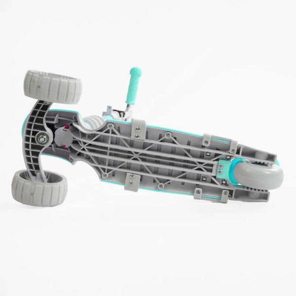 Самокат 5в1 P-67303 Best Scooter, з ДОП. КОЛЕСАМИ, захисний бампер, PU колеса зі світлом, в коробці