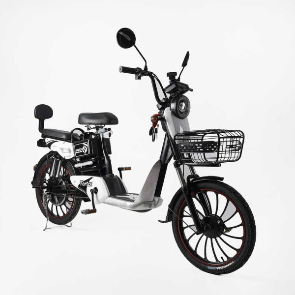 Електровелосипед Corso «Fortex» 20" дюймів FR-9523-4 (1) рама сталева, двигун 500W, акумулятор 48V20AH, корзина, у коробці