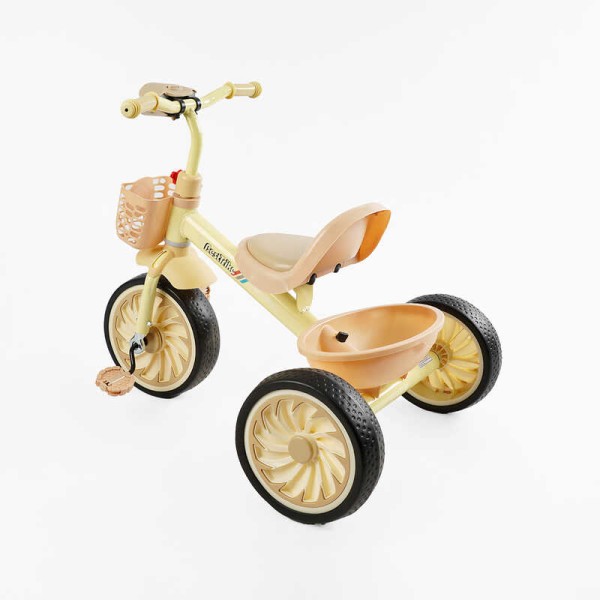 Велосипед 3-х колісний BS-33260 "Best Trike" (1) колеса EVA переднє 12’’, заднє 10’’, сталева рама, УКР. ОЗВУЧУВАННЯ, світло, 2 кошики