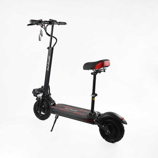 Електричний самокат BS-80632 Best Scooter з сидінням (1) двигун 1200W, акумулятор літієвий 48V18Ah, колеса надувні 11’’, в коробці