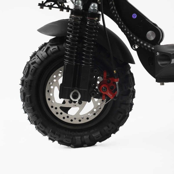 Електричний самокат BS-80632 Best Scooter з сидінням (1) двигун 1200W, акумулятор літієвий 48V18Ah, колеса надувні 11’’, в коробці