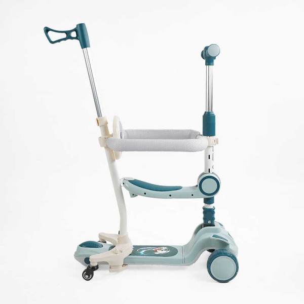 Самокат 5в1 "Skyper" GH-41533 (4) колеса PU125х40мм зі світлом, укр озвучування та підсвічування платформи,с ДОП. КОЛЕСАМИ, захисний бампер