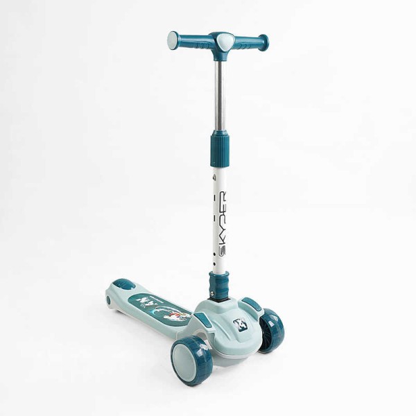 Самокат 5в1 "Skyper" GH-41533 (4) колеса PU125х40мм зі світлом, укр озвучування та підсвічування платформи,с ДОП. КОЛЕСАМИ, захисний бампер