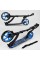 Самокат двухколесный Best Scooter 54664 (4) колеса PU - переднее 23 см, заднее - 20 см, 1 амортизатор, широкий руль, зажим руля, в коробке