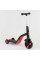 Самокат 3в1 JT 28288 Best Scooter, самокат-велобіг-велосипед, ЧЕРВОНИЙ, світло, 8 мелодій, колеса PU, переднє колесо d = 20см, задні d = 11см