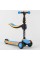 Самокат триколісний Best Scooter JS-30918 (4) з сидінням, алюмінієве кермо, 3 колеса PU зі світлом, d = 12 см
